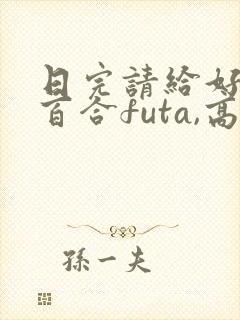 日完请给好评(百合futa,高h封面