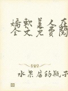 娇软美人在七零全文免费阅读