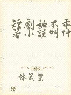 短剧她不乖的原著小说叫什么