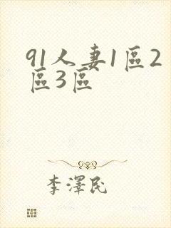 91人妻1区2区3区