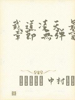 武道凌天 最新章节 无弹窗