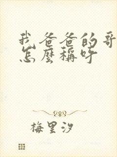 我爸爸的哥哥我怎么称呼封面