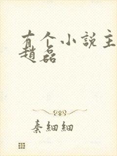 有个小说主角叫赵磊