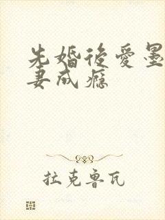 先婚后爱墨少宠妻成瘾