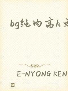 bg纯肉高h文