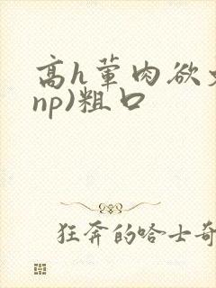 高h荤肉欲文(np)粗口