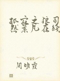 孤寂之狼司空嫣然叶凡在线观看
