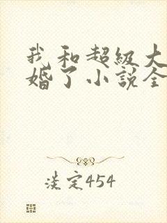 我和超级大佬隐婚了小说全文免费阅读封面
