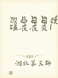 凹凸日日摸日日碰夜夜爽1