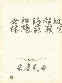 女神的超级赘婿林阳,苏颜完整版