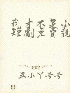 我才不是小可怜短剧免费观看