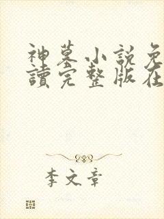 神墓小说免费阅读完整版在线封面