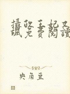 摄政王妃又美又飒免费阅读封面