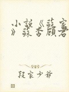 小说《苏家有女》苏杳顾君亦