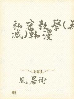 私密教学(无删减)韩漫封面