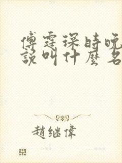 傅霆琛时晚的小说叫什么名字