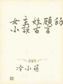 女主姓顾的重生小说古言封面