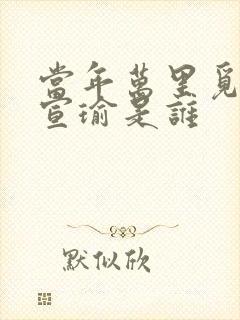 当年万里觅封侯宣瑜是谁