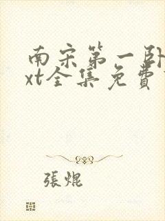南宋第一卧底txt全集免费下载