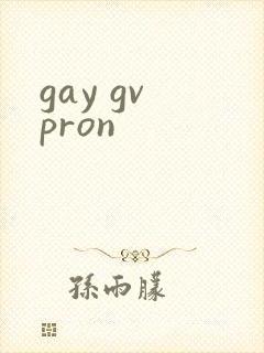 gay gv pron封面