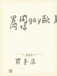 男同gay欧美网站