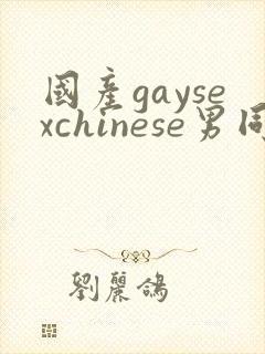 国产gaysexchinese男同视频