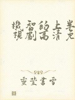 机智的上半场电视剧高清免费观看