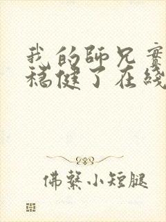 我的师兄实在太稳健了在线播放