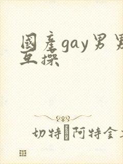 国产gay男男互操