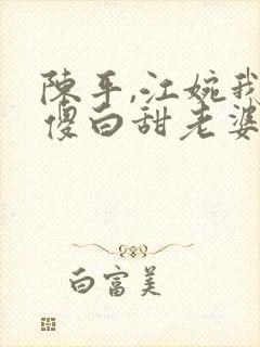 陈平,江婉我的傻白甜老婆小说封面