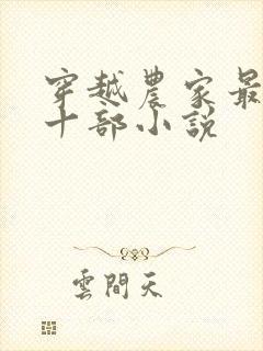 穿越农家最经典十部小说