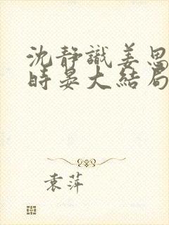 沈静识姜思冰齐时晏大结局