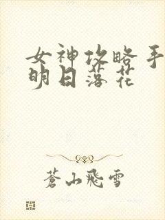 女神攻略手册 明日落花封面