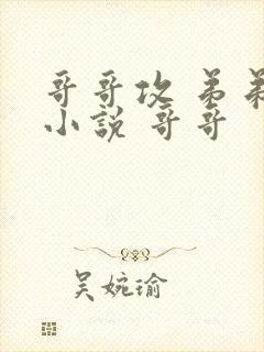 哥哥攻 弟弟受小说 哥哥