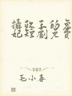 摄政王的兔兔王妃短剧免费观看封面