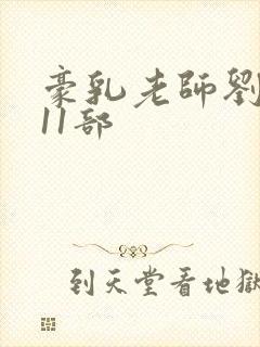 豪乳老师刘艳第11部封面