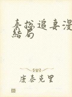 秦总追妻漫漫大结局