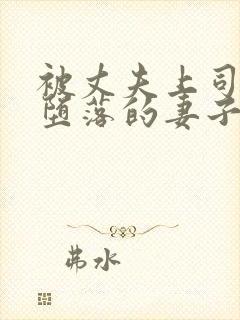 被丈夫上司调教堕落的妻子女主角叫什么