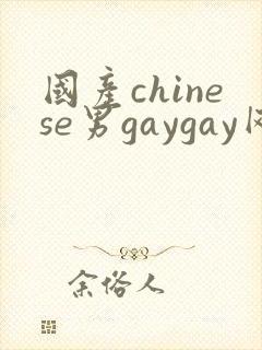 国产chinese男gaygay网站封面