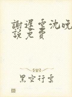 谢迟云沈晚梨小说免费