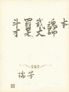 斗罗武魂本体我才是大师封面
