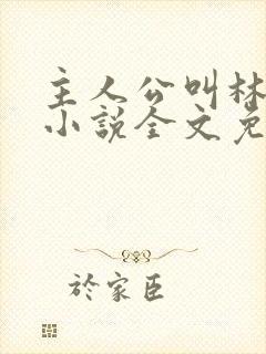 主人公叫林默的小说全文免费