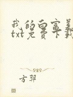我的白富美老婆txt免费下载