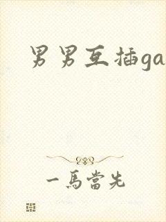 男男互插gay