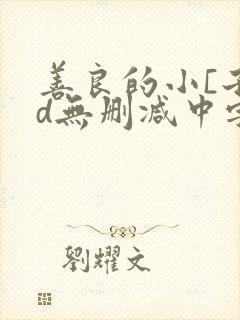 善良的小[子hd无删减中字第2季