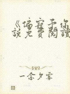 《偏宠予你》小说免费阅读