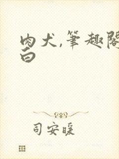 肉犬,笔趣阁小白