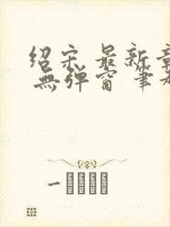 绍宋 最新章节 无弹窗 笔趣阁封面