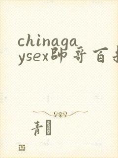 chinagaysex帅哥百叔