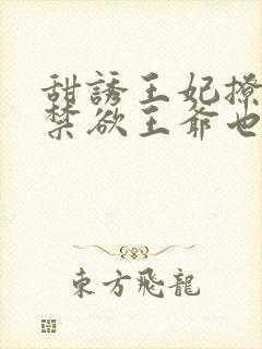 甜诱王妃撩爆,禁欲王爷也要沦陷完整版封面